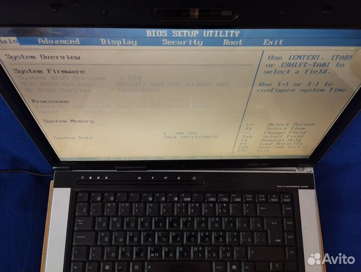 Ноутбук Asus X50VL (рабочий, с нюансами)