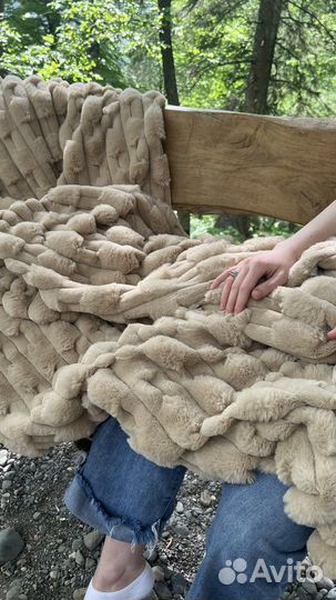 Плед покрывало мягкий пушистый ворс