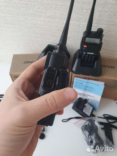 Комплект раций Baofeng UV-5R из 2-х с 3 режимами