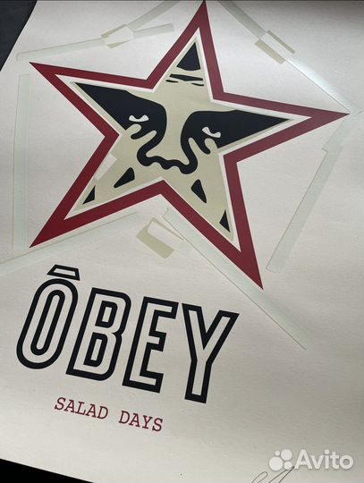 Shepard Fairey, Limited Edition принт, подписан