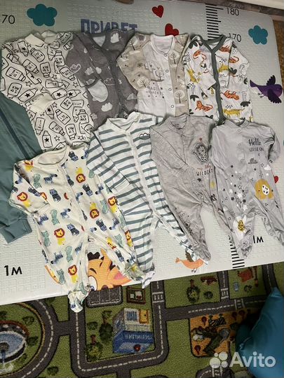 Пакет одежды на мальчика от 0 до 3 мес