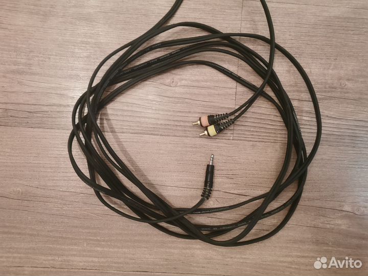 Кабель Jack 3.5 TRS-2xRCA