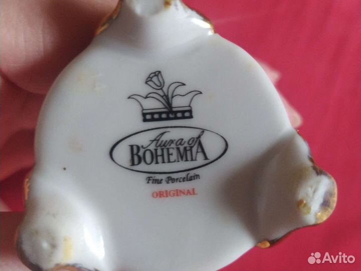 Ваза маленькая Богемия 70-80 годы