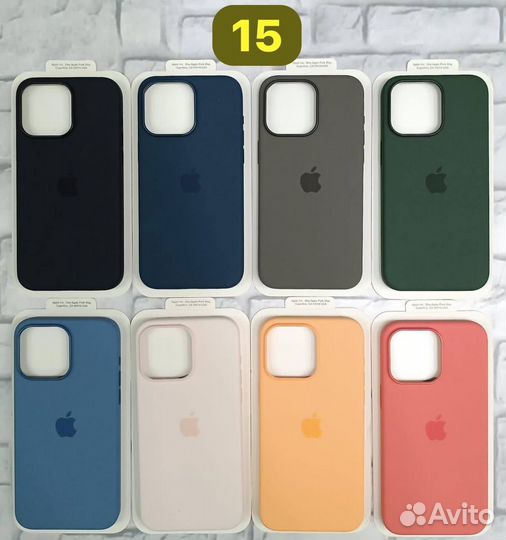 Чехол на iPhone 13/14/15 pro/pro max Silicone case