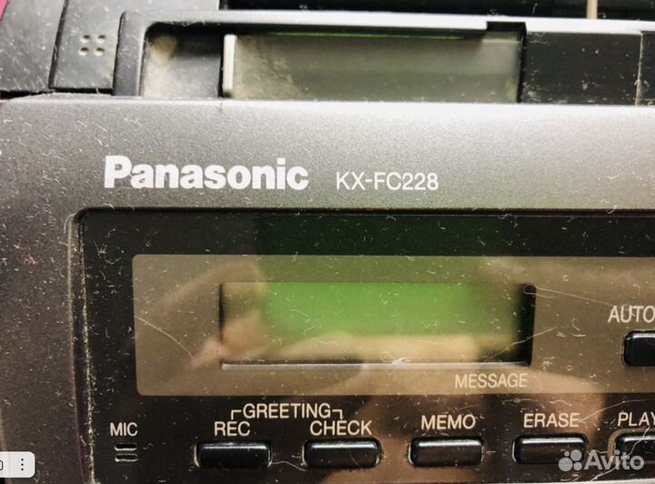 Телефон факс Panasonic
