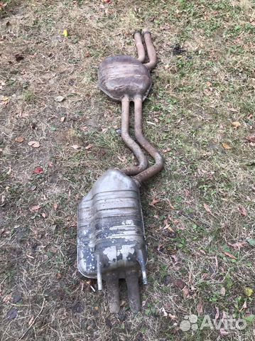 Глушитель в сборе на Mercedes-Benz W140 S500