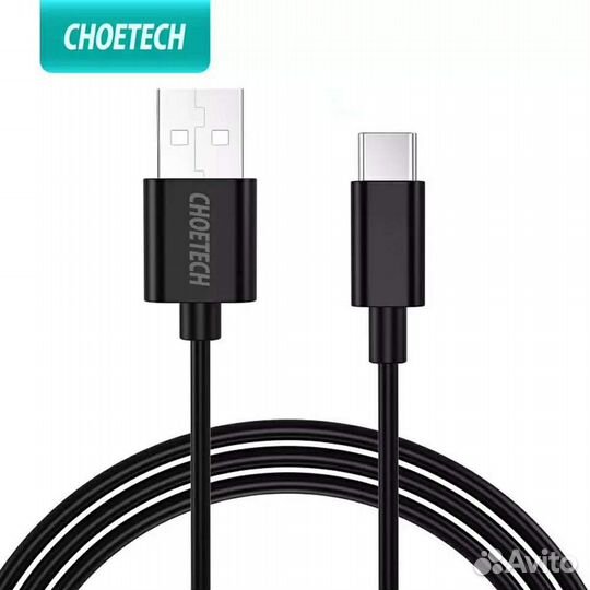 Новый белый Зарядный кабель choetech USB Type-C дл