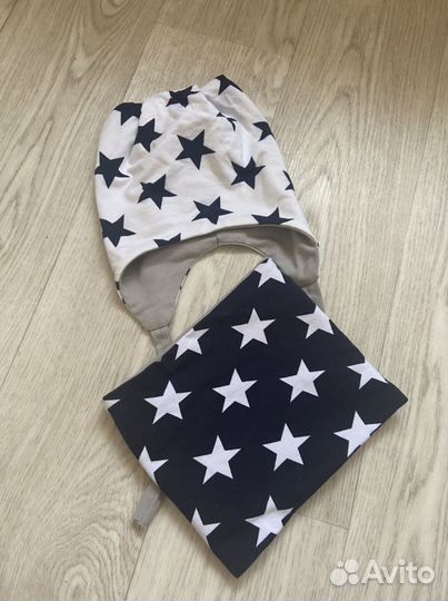 Шапка и снуд детский