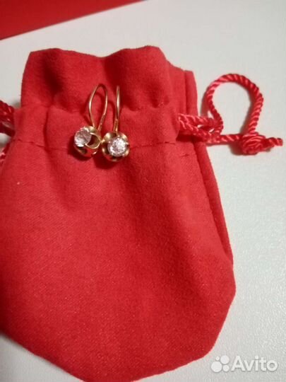 Золотые серьги СССР