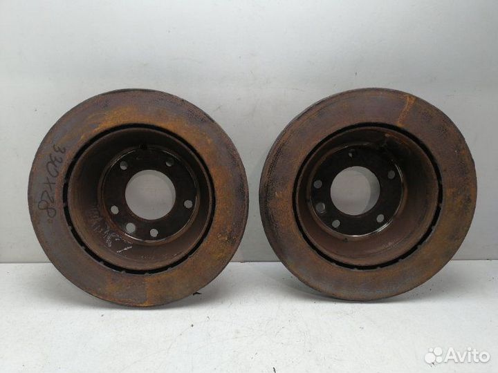 Диски тормозные задние Volkswagen Touareg 3.0 TDI