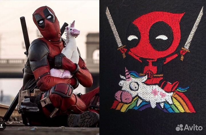 Нашивка deadpool дэдпул