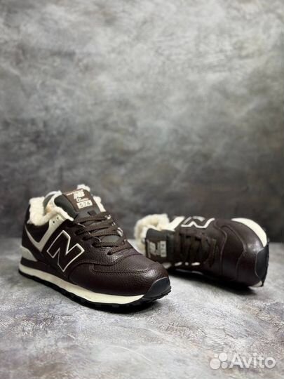 Кроссовки New balance 574 зимние