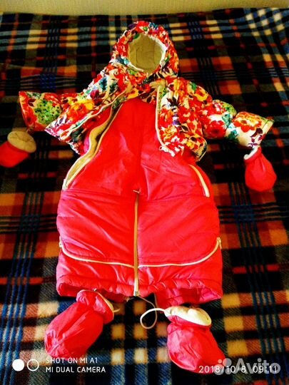 Комбез на девочку до года