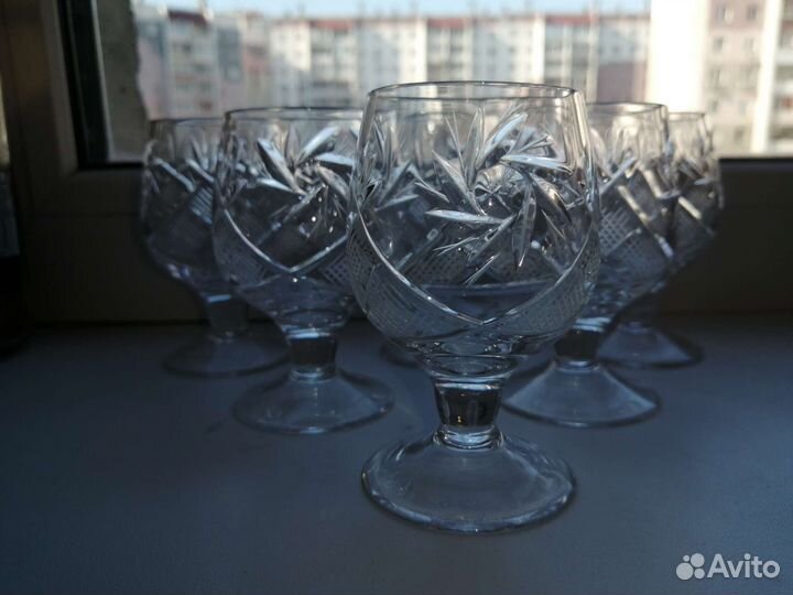 Хрустальные рюмки СССР