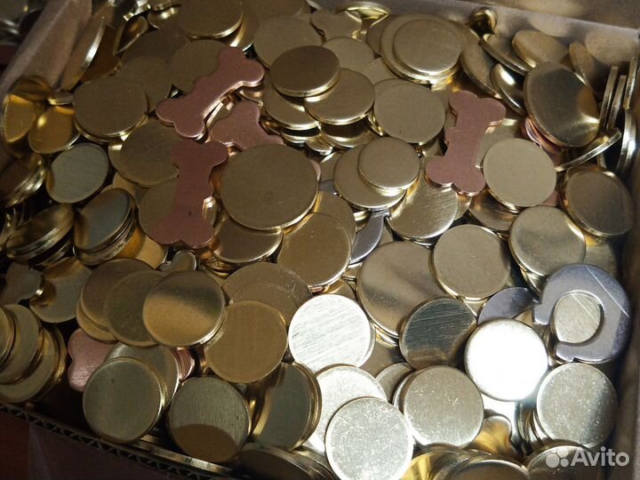 Заготовки для чеканки сув. жетонов