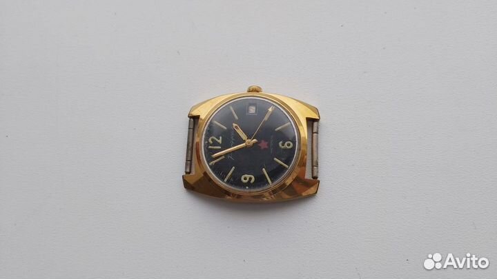 Часы Командирские СССР.Позолоченные,Стоп секунда