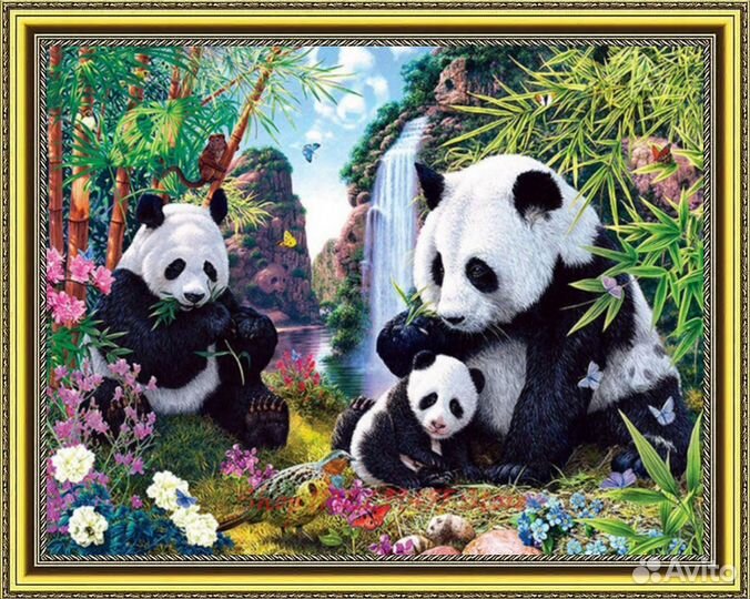 Алмазная мозаика на подрамнике 1шт