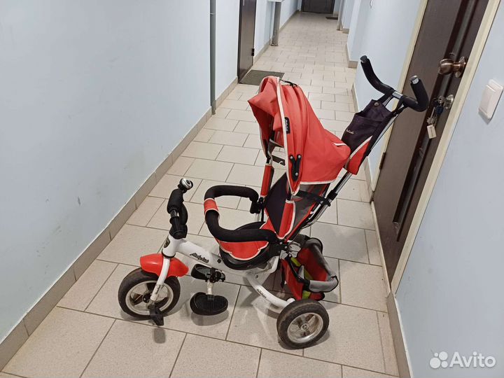 Детский велосипед бу с ручкой