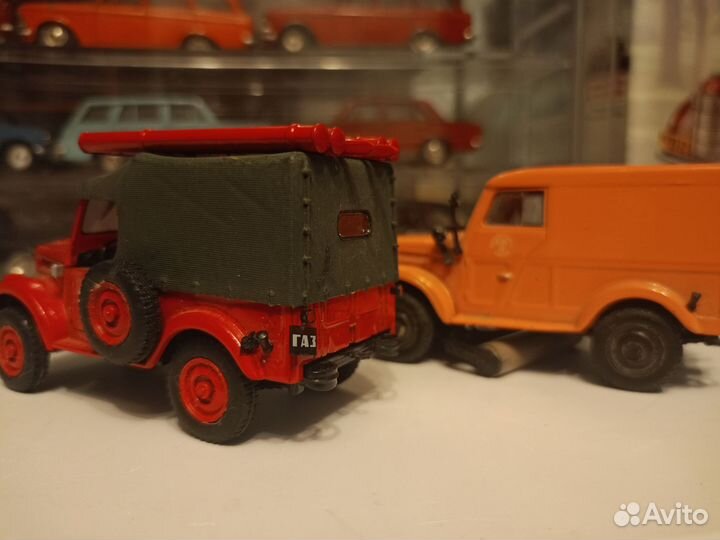 Газ 69 автомобиль на службе 2шт 1/43