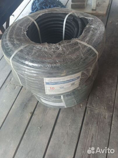 Труба гофрированная однослойная