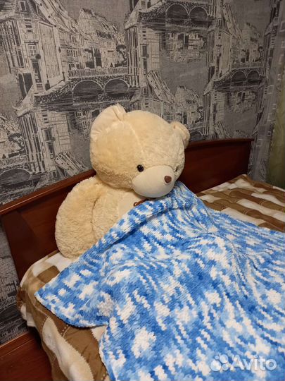 Детский вязаный плед. Новый