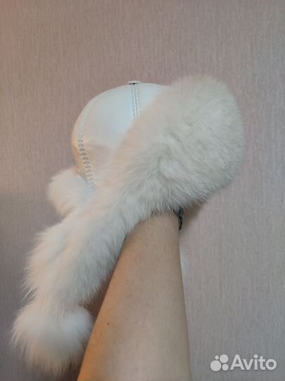 Шапка женская натуральный мех 