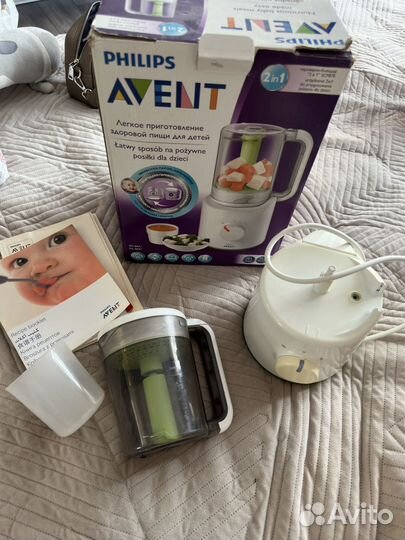 Пароварка блендер philips avent 2 в 1