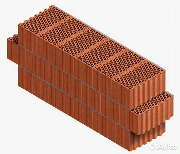 Крупноформатный камень Porotherm 44, М-100, 12,35