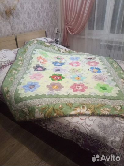 Лоскутное одеяло ручной работы 160160