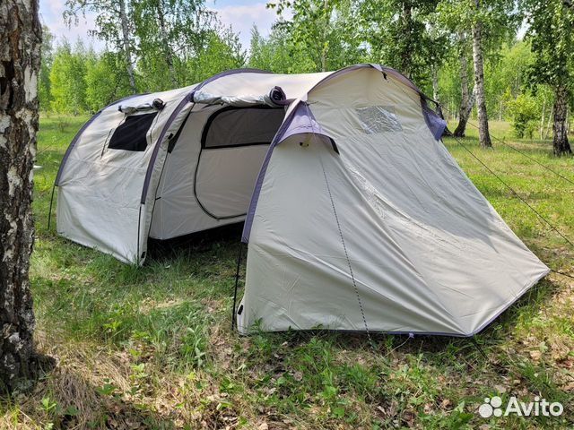 Палатка туристическая 4 местная с тамбуром