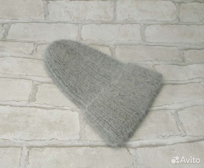 Шапка ангора кролик