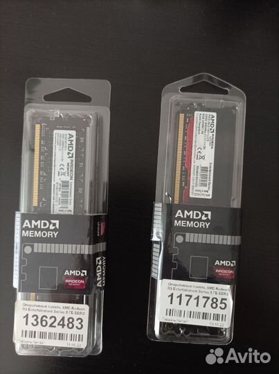 Озу AMD Radeon R5 ddr3 2x8gb