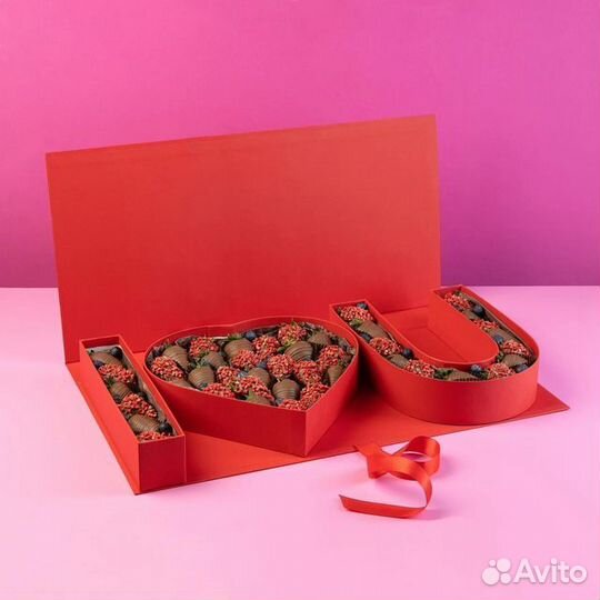 Подарочная коробка love, ай лав