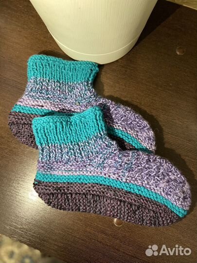 Тапочки вязаные