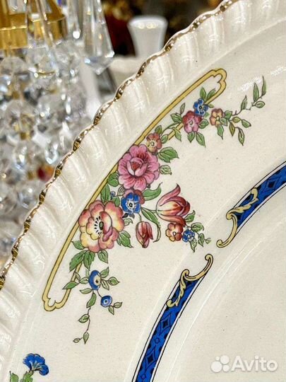 Антиквариат блюдо Johnson Bros Старая Англия