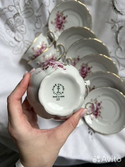 Предметы кофейного сервиза Lichte, ГДР винтаж