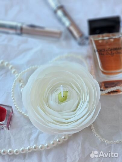 Свечи ручной работы, свечи цветы