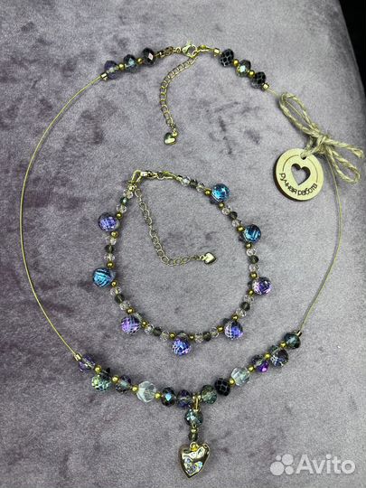 Набор бужутерии браслет + колье