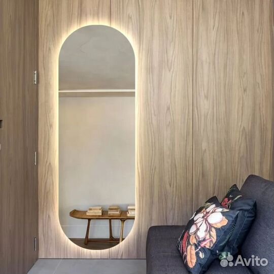 Зеркало с подсветкой капсула Arya