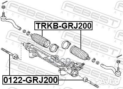 Тяга рулевая Toyota Land Cruiser UZJ200 07