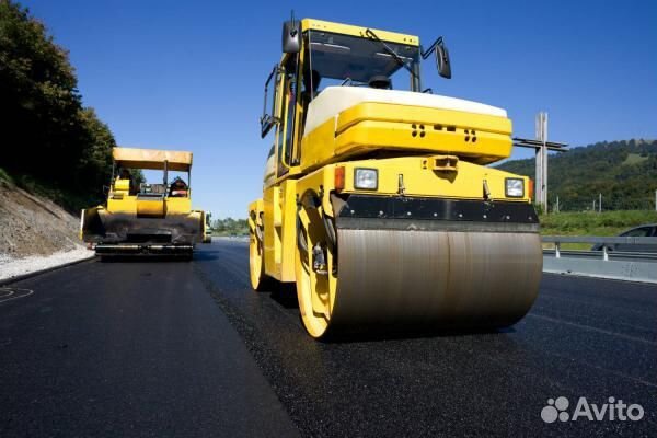 Асфальтирование,укладка асфальта