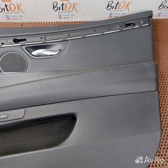 Обшивка передней правой двери чёрная BMW f07 GT