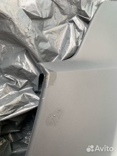 Накладка переднего бампера левая Largus cross