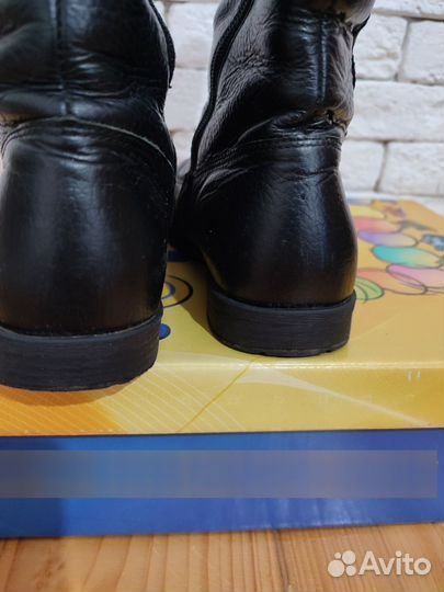 Сапожки демисезонные кожаные 36 размер