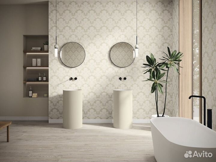 Плитка Bellagio 60X120 настенная - под обои, под орнамент, Испания