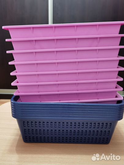 Контейнеры, корзинки, органайзер пластиковые
