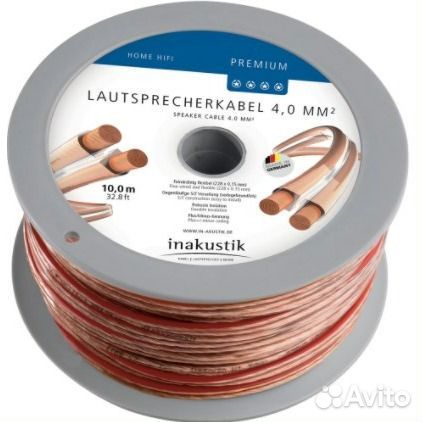 Inakustik Premium Cuprum Transparent 4.0 - 100 м