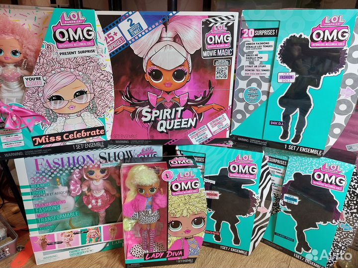 Оригинальные LOL OMG MGA куклы и наборы