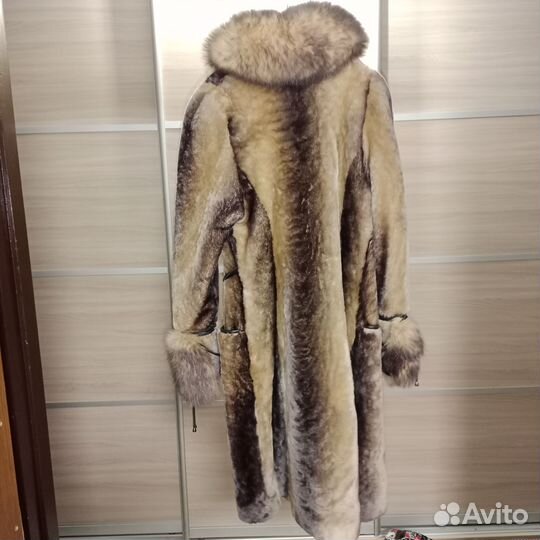 Шуба мутоновая 44