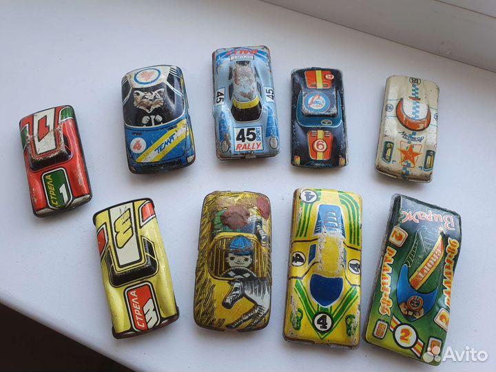 Игрушечные машинки СССР